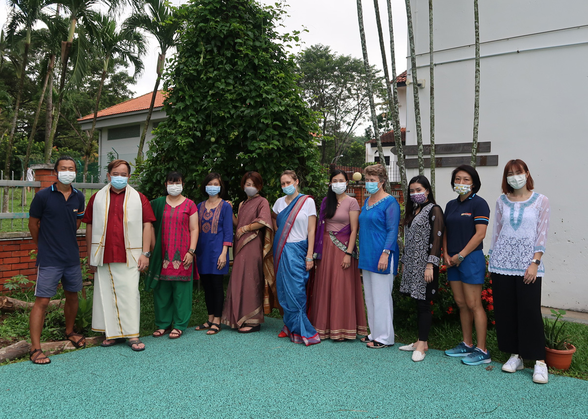 Staff group photo at The Grange International School