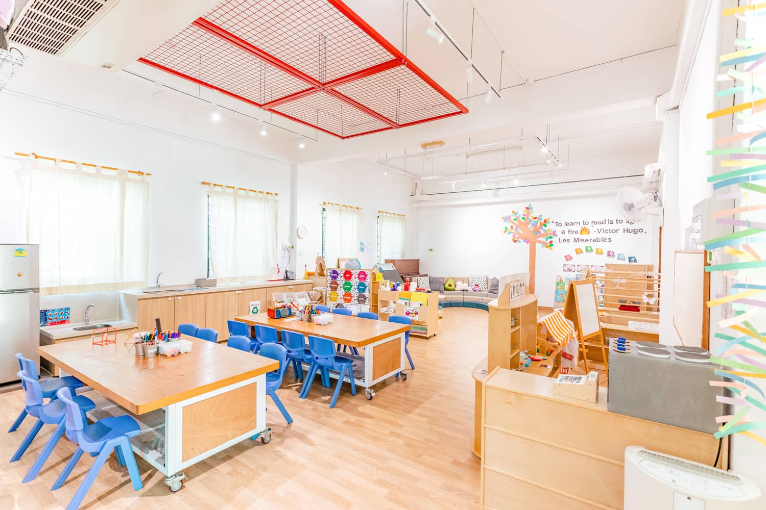 New international preschool green belt interior