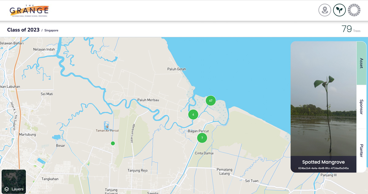 Campus map of The Grange International Preschool and Primary