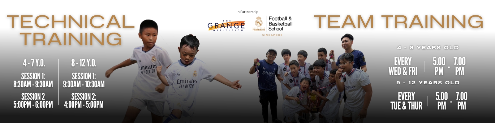 football training with real madrid foundation football school singapore