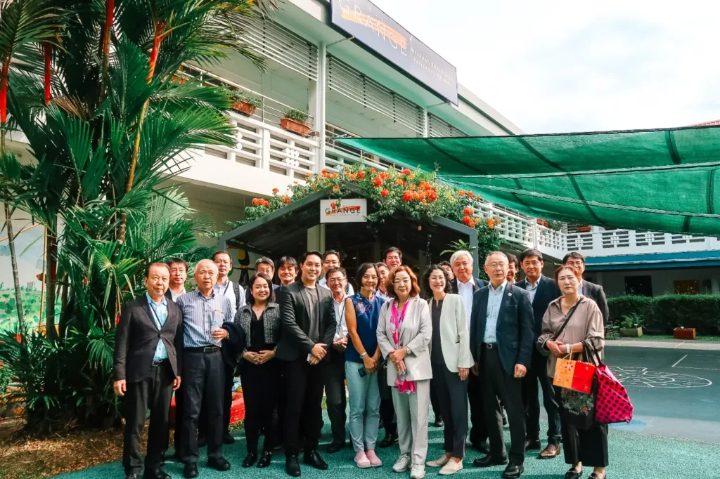 Global Education Exchange Hiroshima ASEAN Associations visit to The Grange Institution.